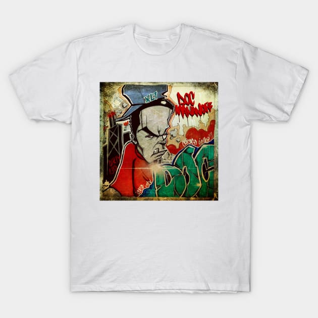 Doc Mananoff vinyl cover art T-Shirt by TyteKnitz_Tees